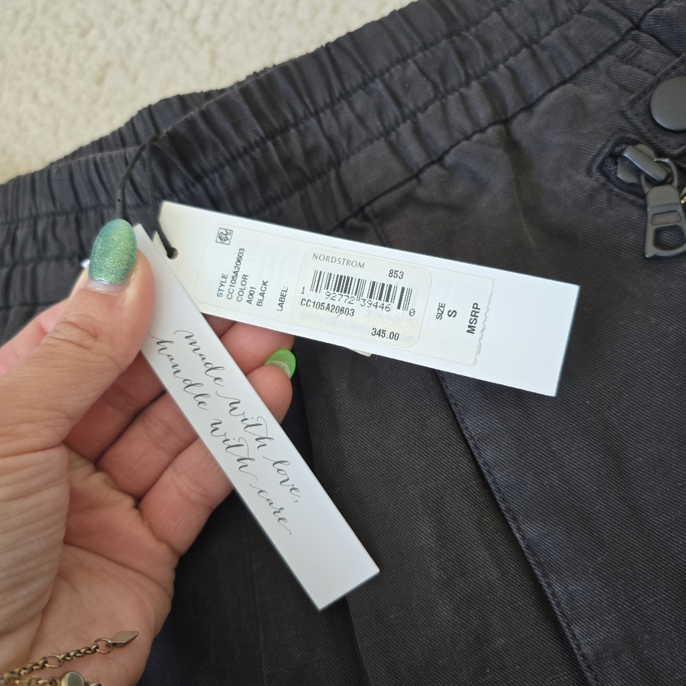 NWT $345USD Alice and Olivia Britney High Waist Patch Pocket Shorts Size Small - Picture 6 of 13